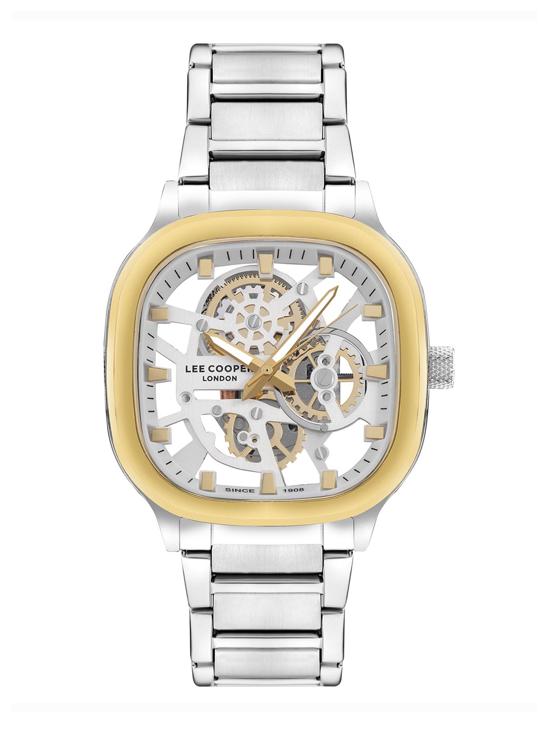 Lee Cooper Men Skeleton Dial & Bracelet Style Straps Analogue Watch LC07974.230, Silver
Lee Cooper Men Skeleton Dial & Bracelet Style Straps Analogue Watch LC07974.230, Silver