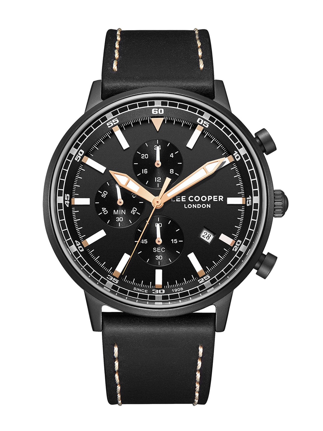 Lee Cooper Men Dial & Leather Straps Analogue Multi Function Watch LC07943.651, Black
Lee Cooper Men Dial & Leather Straps Analogue Multi Function Watch LC07943.651, Black