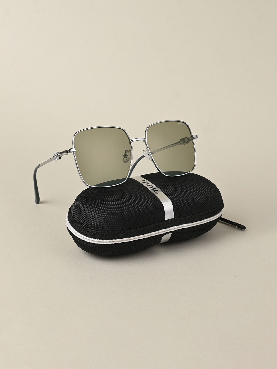 IDOR Unisex Square Sunglasses with Polarised and UV Protected Lens IDOR-3129-C3, Green
IDOR Unisex Square Sunglasses with Polarised and UV Protected Lens IDOR-3129-C3, Green