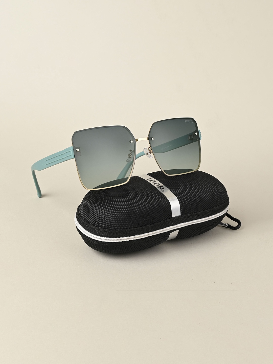 IDOR Unisex Square Sunglasses with Polarised and UV Protected Lens IDOR-3120-C3, Green
IDOR Unisex Square Sunglasses with Polarised and UV Protected Lens IDOR-3120-C3, Green