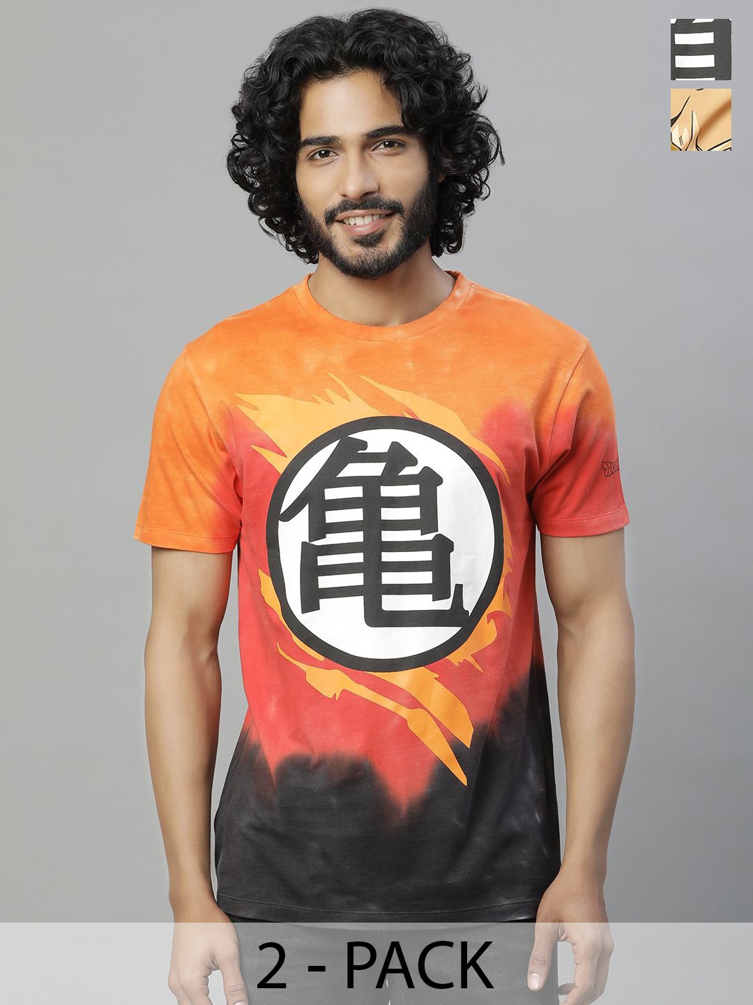 Free Authority Men Pack Of 2 Graphic Dragon Ball Z Printed Relaxed-Fit Pure-Cotton T-Shirt, Orange
Free Authority Men Pack Of 2 Graphic Dragon Ball Z Printed Relaxed-Fit Pure-Cotton T-Shirt, Orange