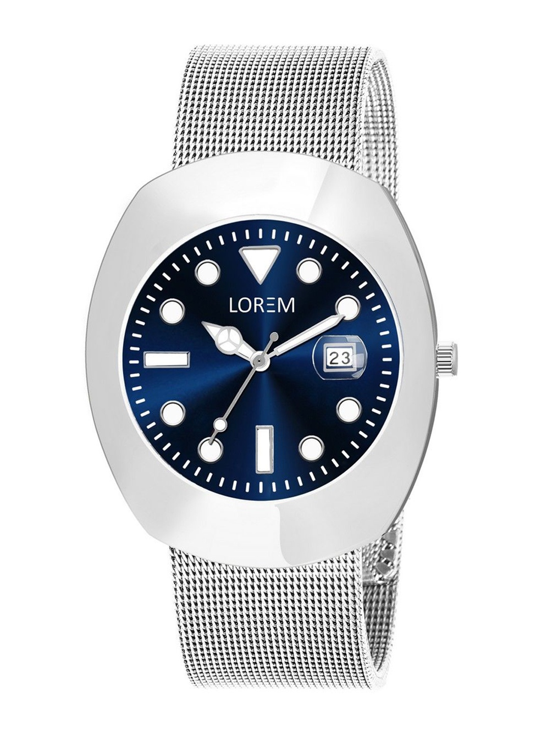 LOREM Men Dial & Stainless Steel Bracelet Style Straps Analogue Watch-LR142-A, Silver
LOREM Men Dial & Stainless Steel Bracelet Style Straps Analogue Watch-LR142-A, Silver