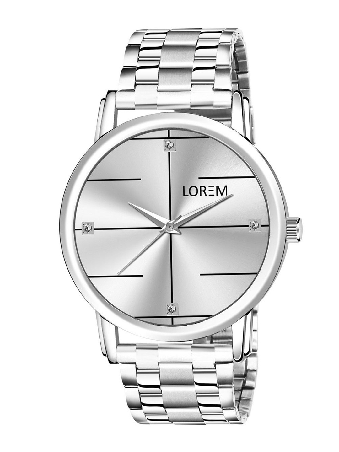 LOREM Men Dial & Stainless Steel Bracelet Style Straps Analogue Watch LR119-B, Silver
LOREM Men Dial & Stainless Steel Bracelet Style Straps Analogue Watch LR119-B, Silver