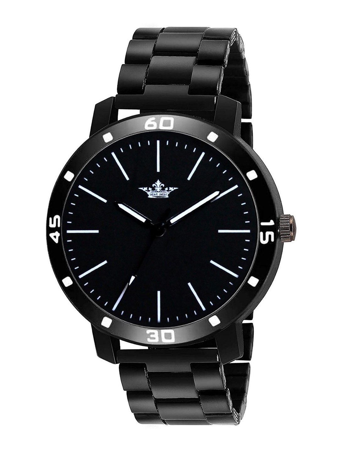 LOREM Men Embellished Dial & Stainless Steel Bracelet Style Straps Analogue Watch-LR112-B, Black
LOREM Men Embellished Dial & Stainless Steel Bracelet Style Straps Analogue Watch-LR112-B, Black