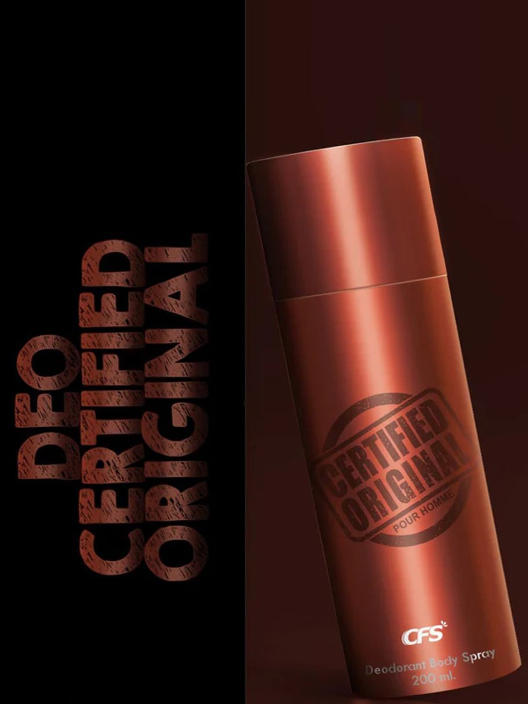 CFS Certified Original & Oudh Set Of 2 Long Lasting Deodorant Body Spray - 200ml Each, Brown
CFS Certified Original & Oudh Set Of 2 Long Lasting Deodorant Body Spray - 200ml Each, Brown