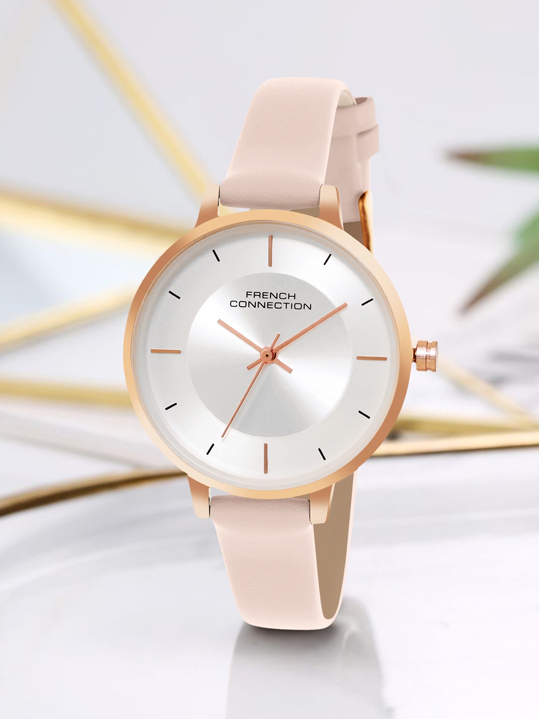 French Connection Women Embellished Dial & Leather Straps Analogue Watch-FCN071PL, Silver
French Connection Women Embellished Dial & Leather Straps Analogue Watch-FCN071PL, Silver