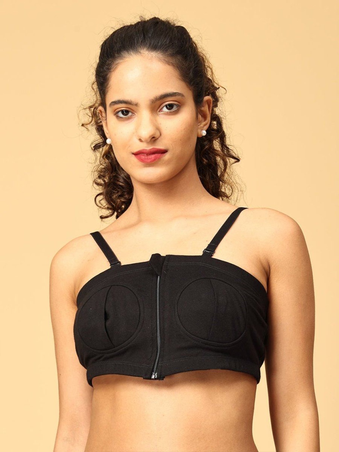 The Mom Store Pack of 2 Full Coverage Non Padded Cotton Maternity Bra-All Day Comfort, Black
The Mom Store Pack of 2 Full Coverage Non Padded Cotton Maternity Bra-All Day Comfort, Black