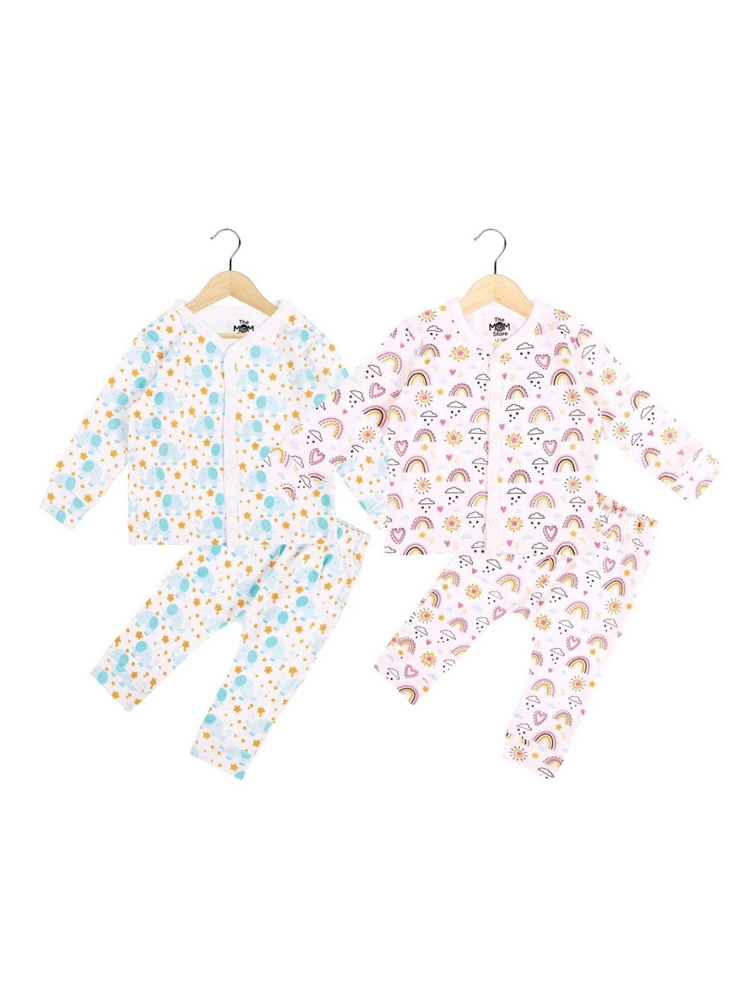 The Mom Store Infants Kids Pack Of 2 Printed Pure Cotton T-shirts With Pyjamas, Blue
The Mom Store Infants Kids Pack Of 2 Printed Pure Cotton T-shirts With Pyjamas, Blue