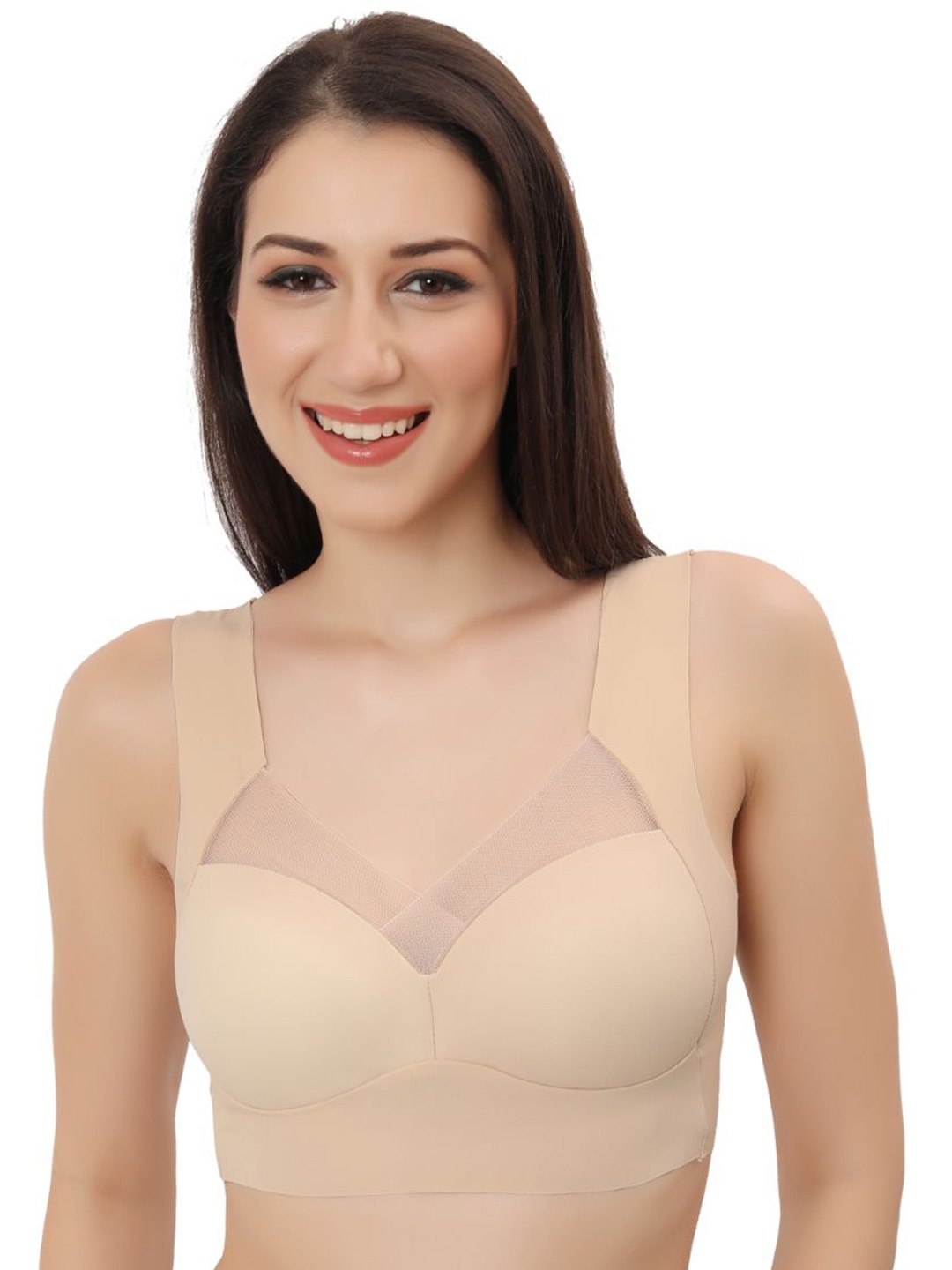 Bella Voste Full Coverage Anti Odour High Support Workout Bra-Anti Bacterial, Beige
Bella Voste Full Coverage Anti Odour High Support Workout Bra-Anti Bacterial, Beige