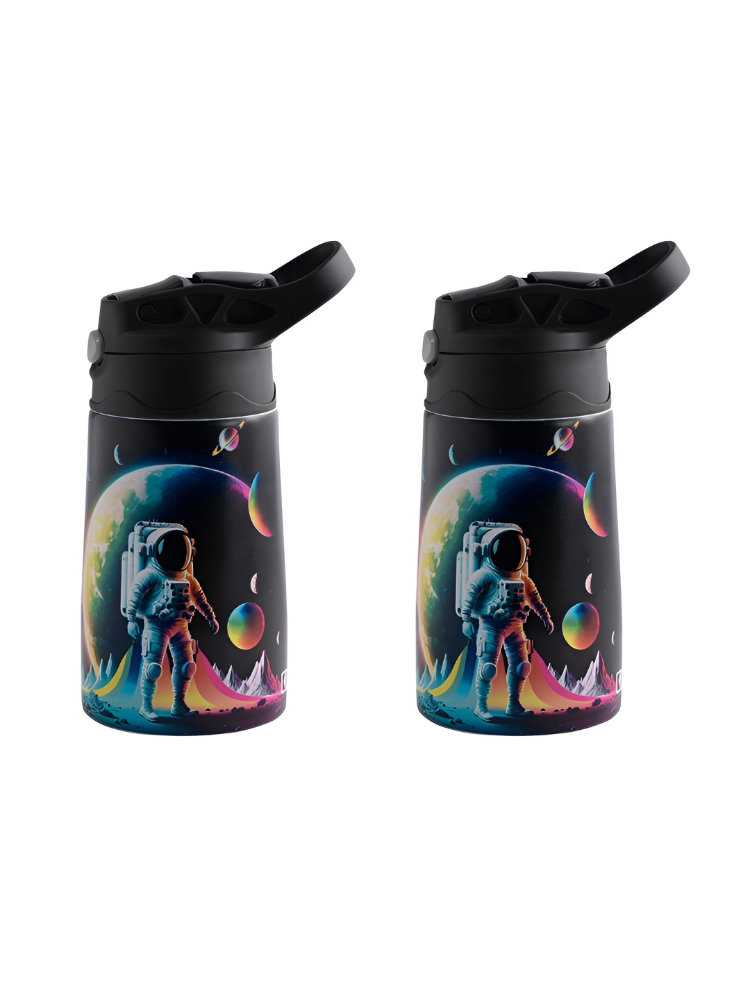 Kuber Industries Black & Blue Set of 2 Stainless Steel Printed Water Bottle
Kuber Industries Black & Blue Set of 2 Stainless Steel Printed Water Bottle