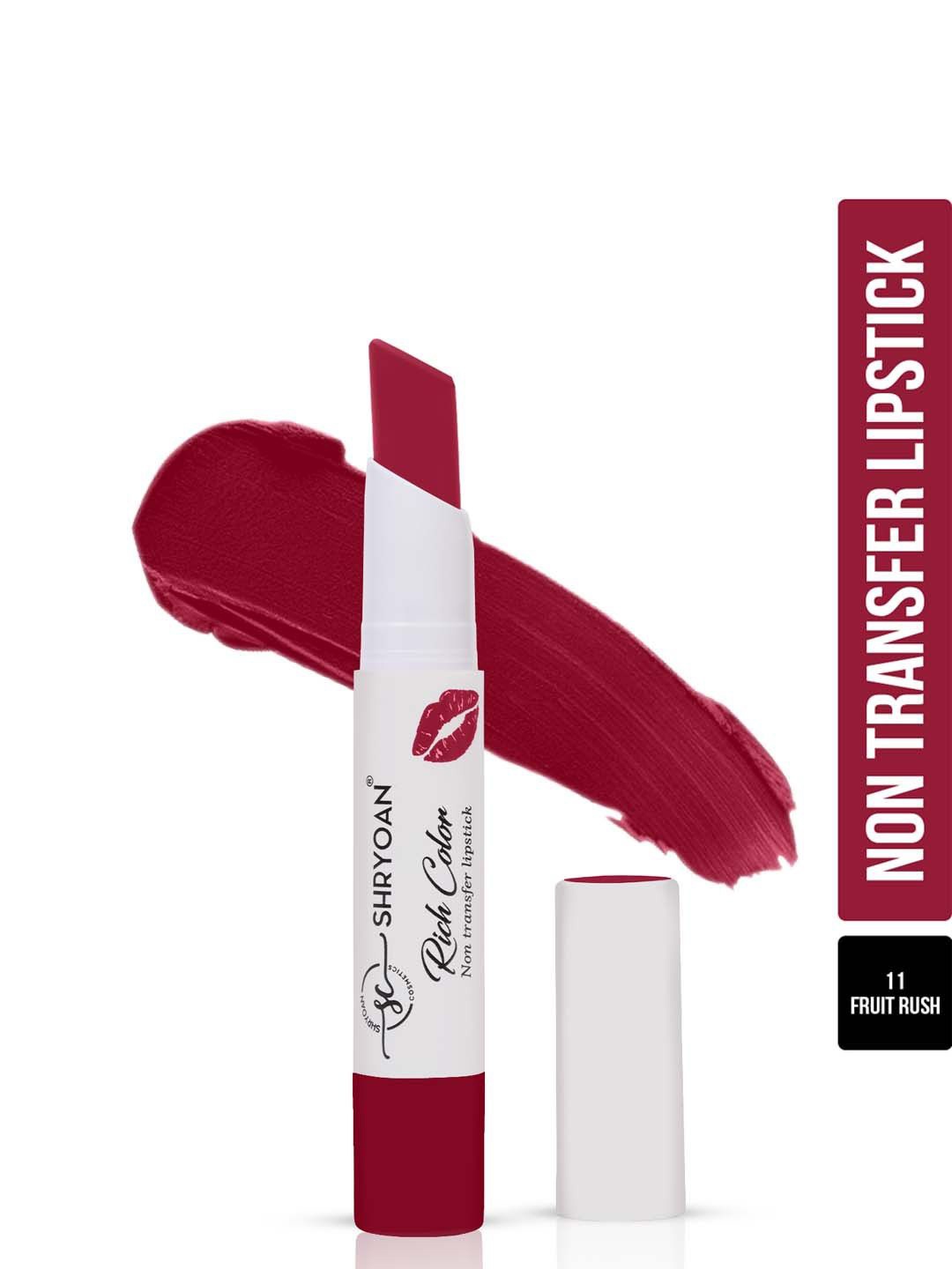 SHRYOAN Rich Color Long Stay & Waterproof Non-Transfer Matte Lipstick - Fruit Rush 11, Red
SHRYOAN Rich Color Long Stay & Waterproof Non-Transfer Matte Lipstick - Fruit Rush 11, Red