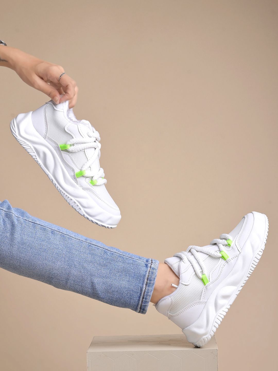 Shoetopia Women Round Toe Comfort Insole Lightweight Mesh Sneakers, White
Shoetopia Women Round Toe Comfort Insole Lightweight Mesh Sneakers, White