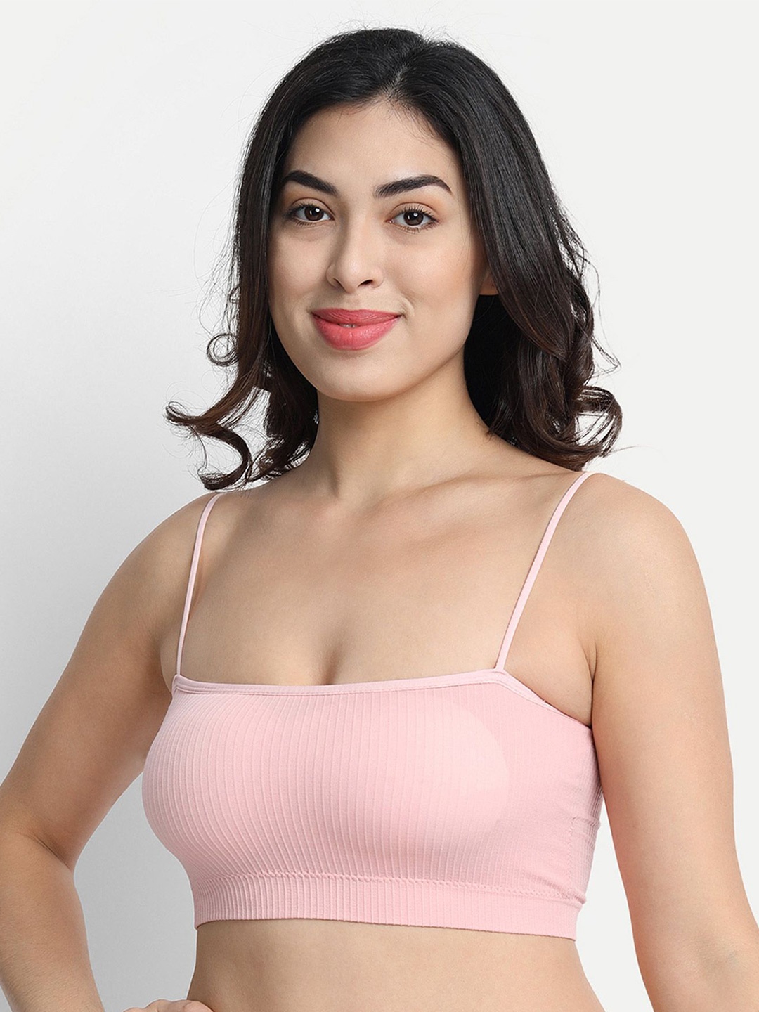 DEALSEVEN FASHION Striped Lightly Padded Cotton Bralette Bra With All Day Comfort, Pink
DEALSEVEN FASHION Striped Lightly Padded Cotton Bralette Bra With All Day Comfort, Pink