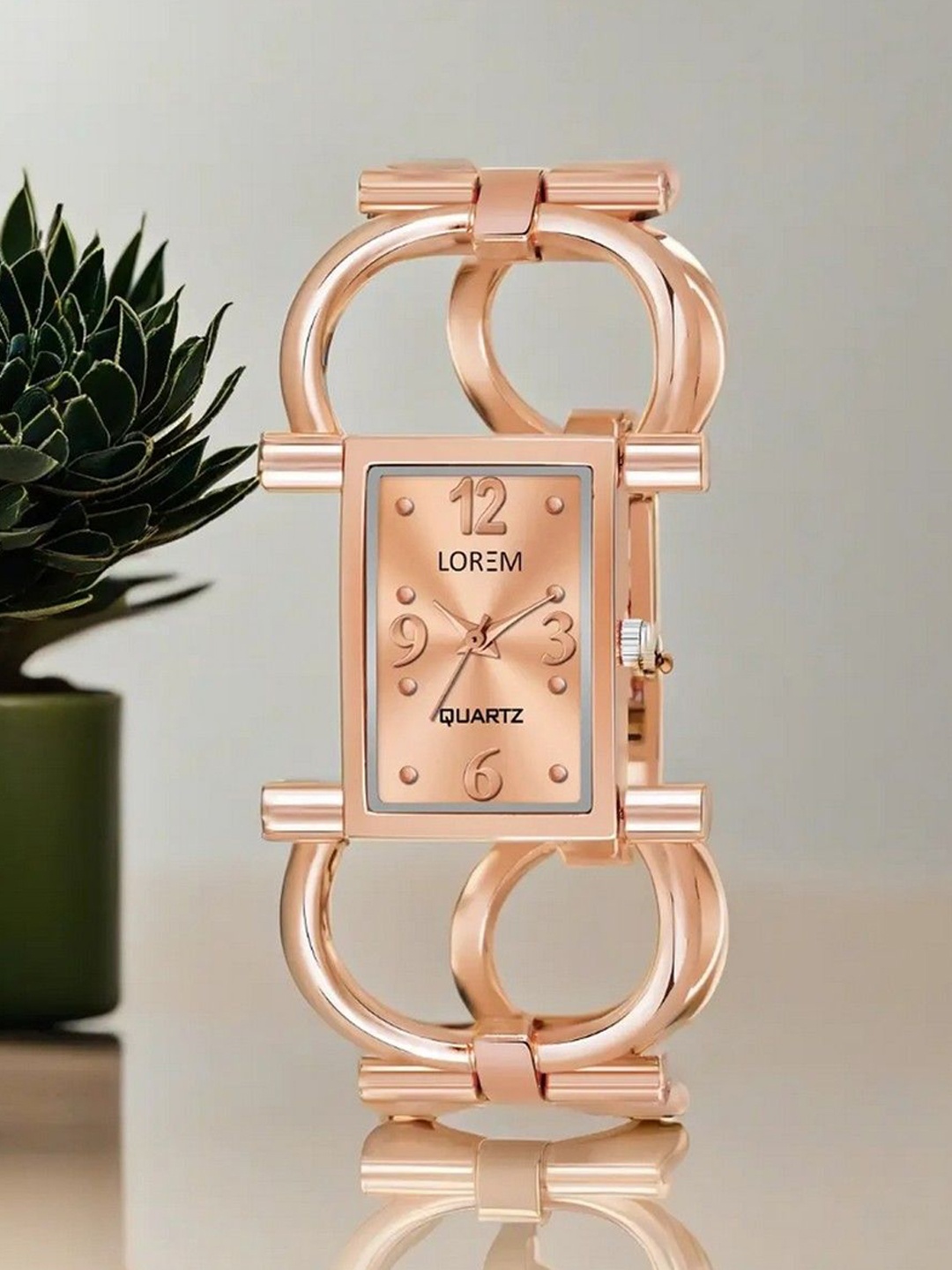 LOREM Women Dial & Stainless Steel Bracelet Style Straps Analogue Watch LR293-A, Rose gold
LOREM Women Dial & Stainless Steel Bracelet Style Straps Analogue Watch LR293-A, Rose gold