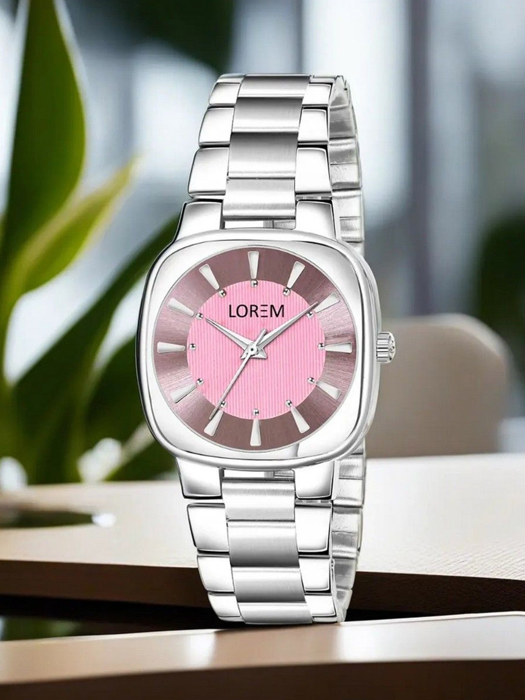 LOREM Women Dial & Stainless Steel Bracelet Style Straps Analogue Watch LR301-B, Pink
LOREM Women Dial & Stainless Steel Bracelet Style Straps Analogue Watch LR301-B, Pink