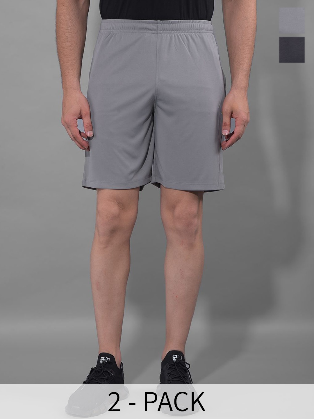 Force NXT Men Pack Of 2 Antimicrobial Technology Training or Gym Sports Shorts, Grey
Force NXT Men Pack Of 2 Antimicrobial Technology Training or Gym Sports Shorts, Grey