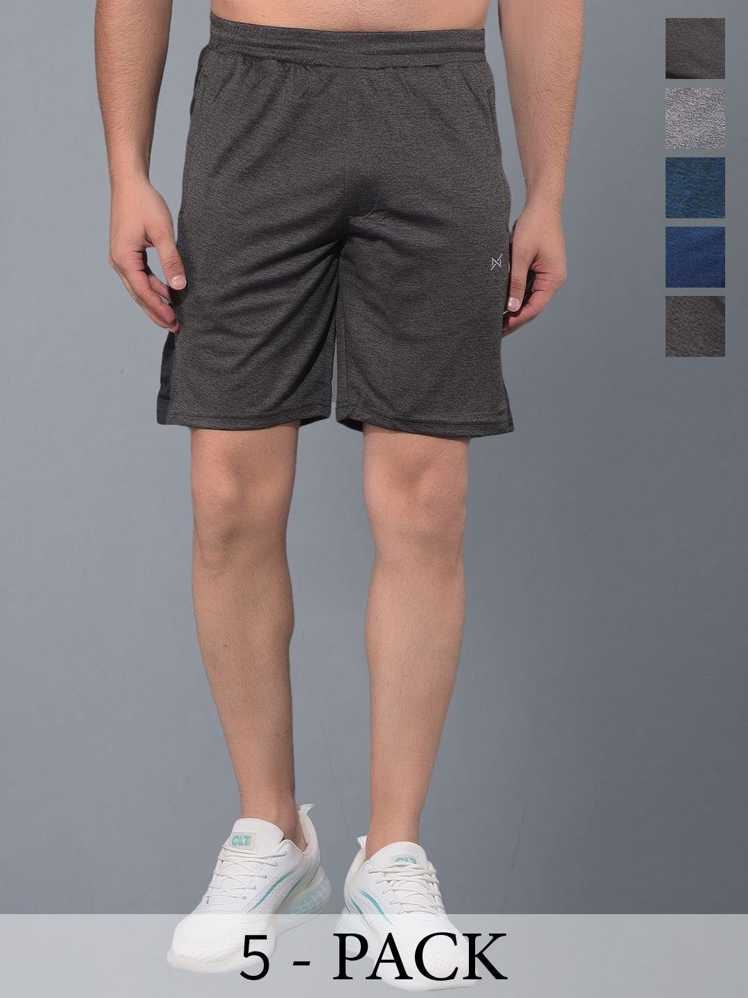 Force NXT Men Pack Of 5 Antimicrobial Technology Training or Gym Sports Shorts, Brown
Force NXT Men Pack Of 5 Antimicrobial Technology Training or Gym Sports Shorts, Brown