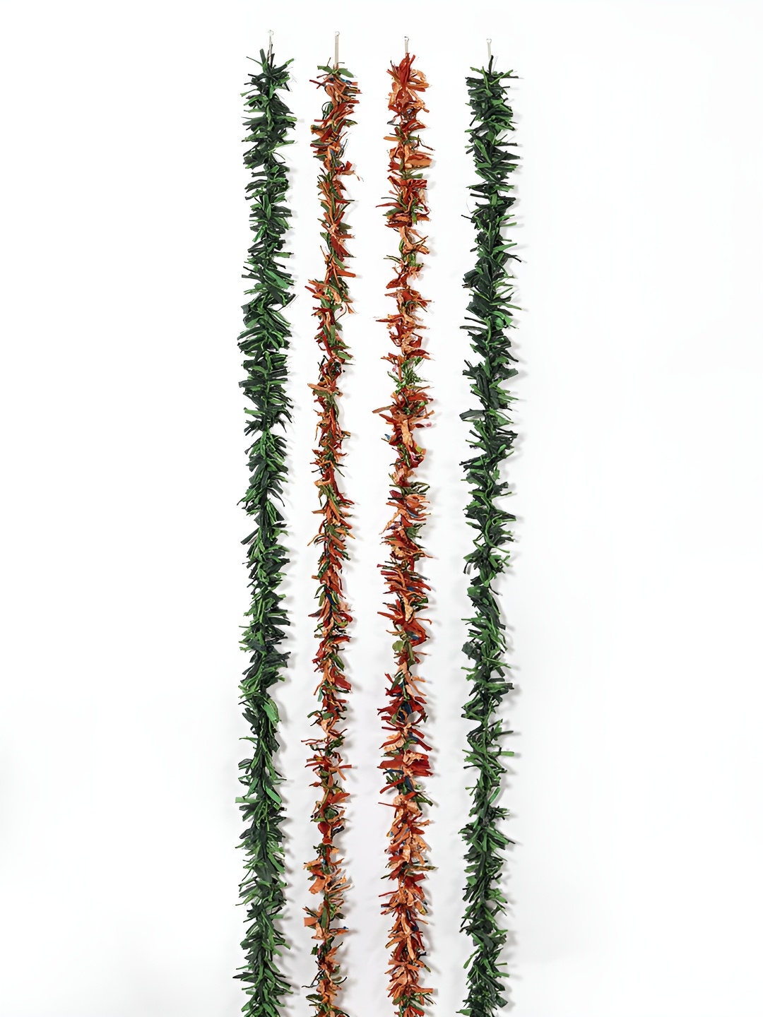 Contrast Living Green & Orange 4 Pieces Textured Pure Cotton Hanging Tinsels Festive Decor
Contrast Living Green & Orange 4 Pieces Textured Pure Cotton Hanging Tinsels Festive Decor