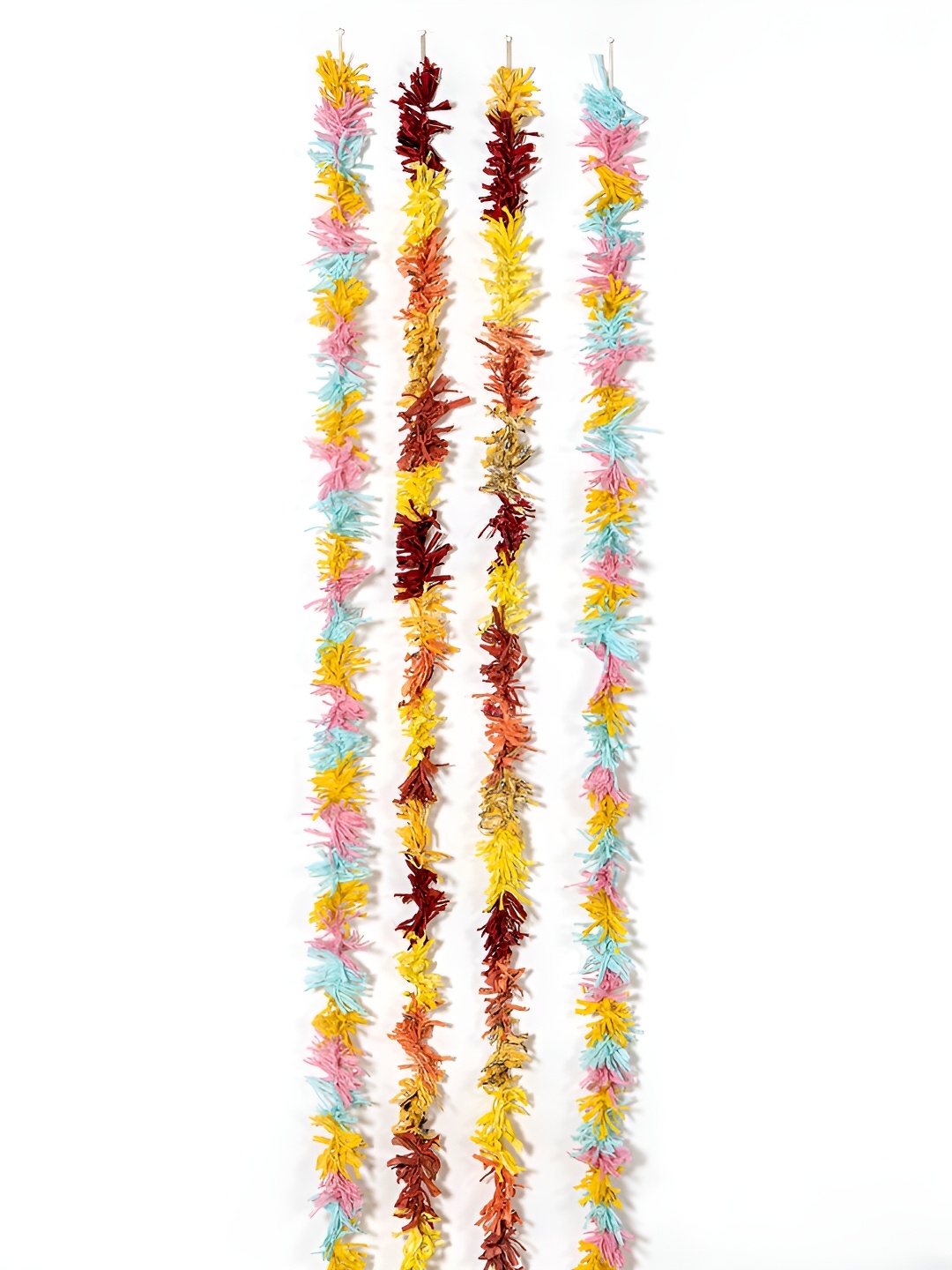 Contrast Living Red & Blue 4 Pieces Textured Pure Cotton Hanging Tinsels Festive Decor, Yellow
Contrast Living Red & Blue 4 Pieces Textured Pure Cotton Hanging Tinsels Festive Decor, Yellow