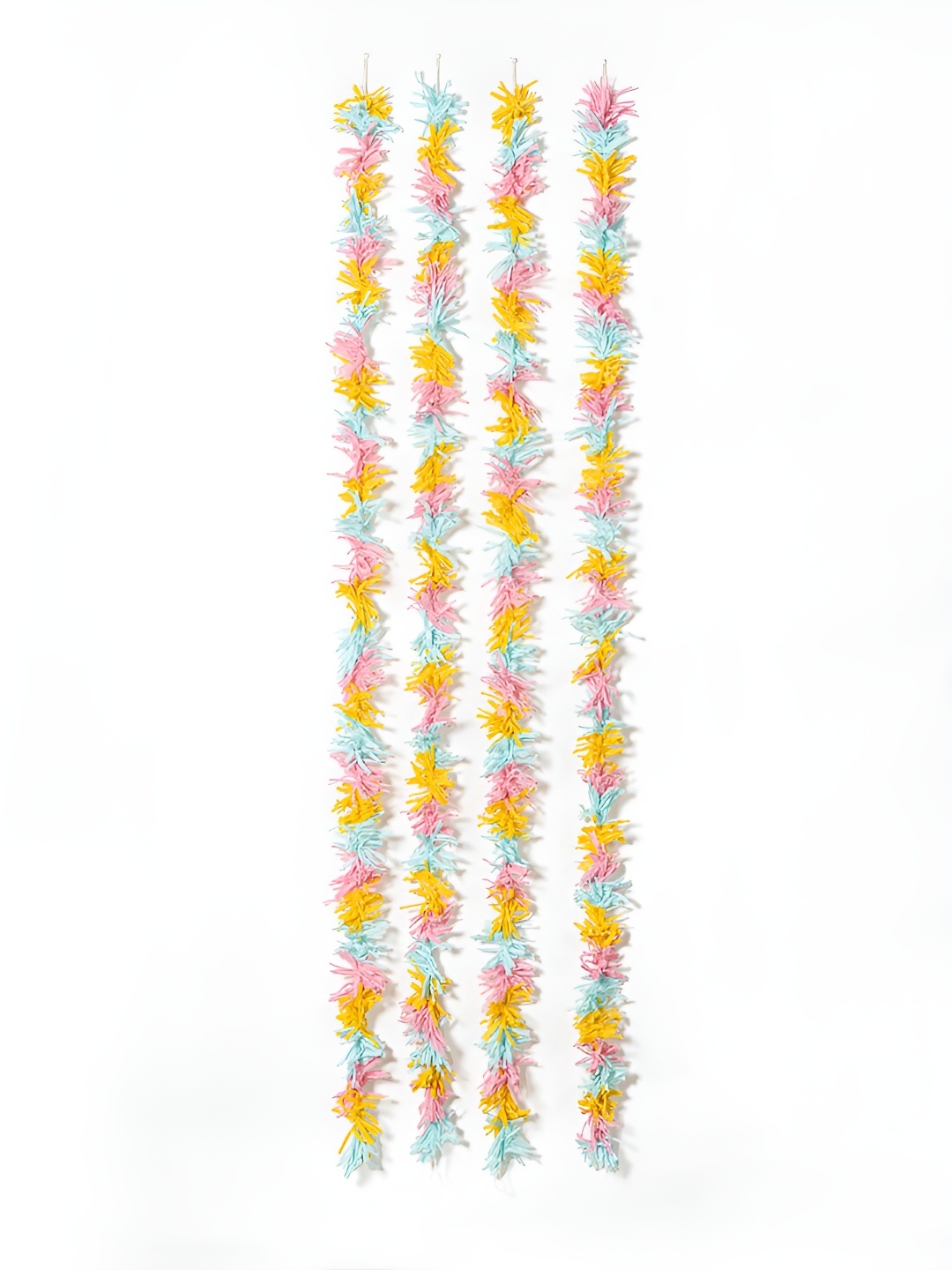 Contrast Living Yellow & Blue 4 Pieces Textured Pure Cotton Hanging Tinsels Festive Decor
Contrast Living Yellow & Blue 4 Pieces Textured Pure Cotton Hanging Tinsels Festive Decor