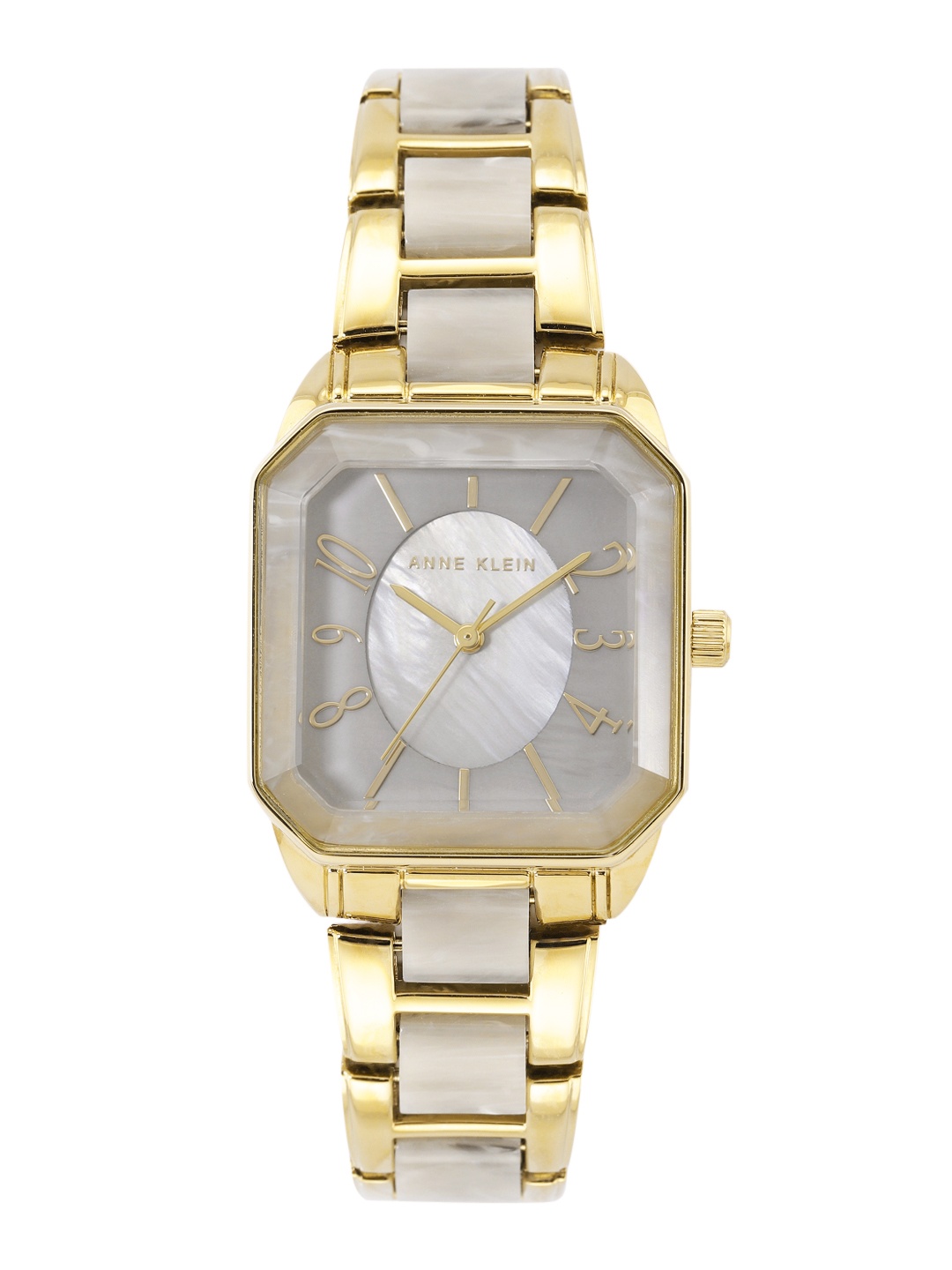 ANNE KLEIN Women Patterned Dial & Bracelet Style Straps Analogue Watch AK3972GPGY, Grey
ANNE KLEIN Women Patterned Dial & Bracelet Style Straps Analogue Watch AK3972GPGY, Grey