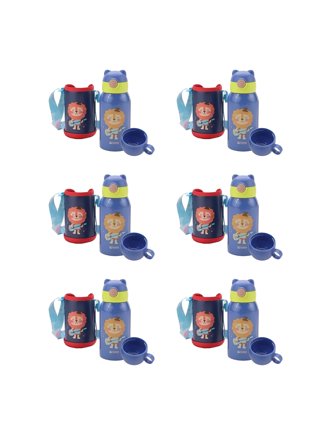 Kuber Industries Blue & Green 6 Pcs Printed Stainless Steel Water Bottle With Cup & Cover
Kuber Industries Blue & Green 6 Pcs Printed Stainless Steel Water Bottle With Cup & Cover