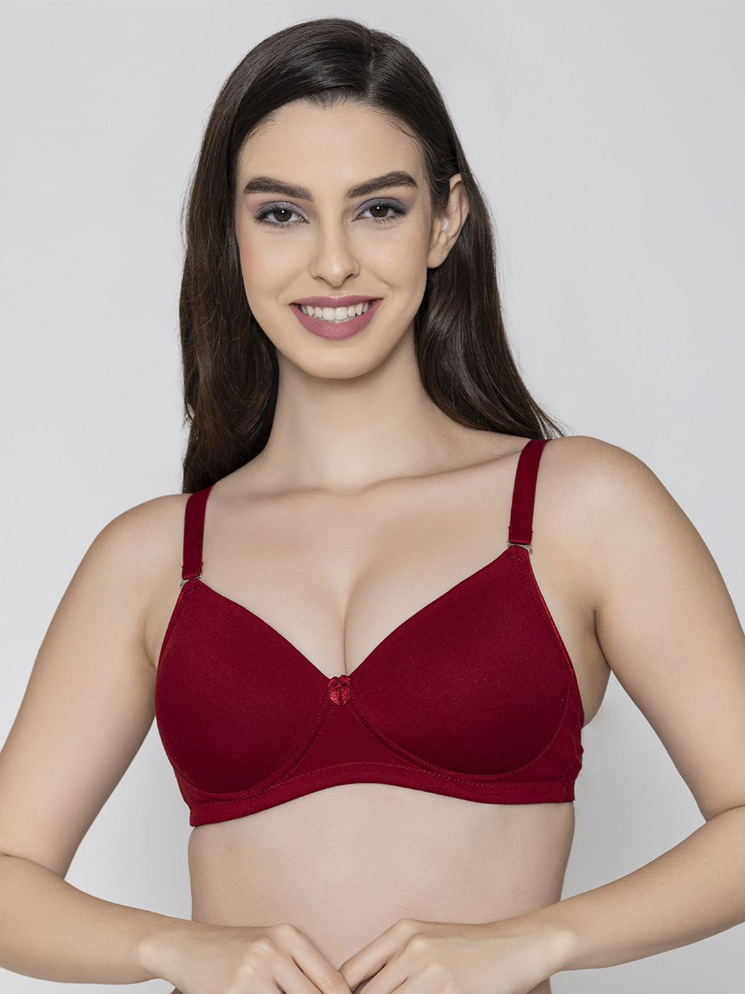 B'ZAR Full Coverage Lightly Padded Non-Wired Breathable Everyday Bra- All Day Comfort, Maroon
B'ZAR Full Coverage Lightly Padded Non-Wired Breathable Everyday Bra- All Day Comfort, Maroon
