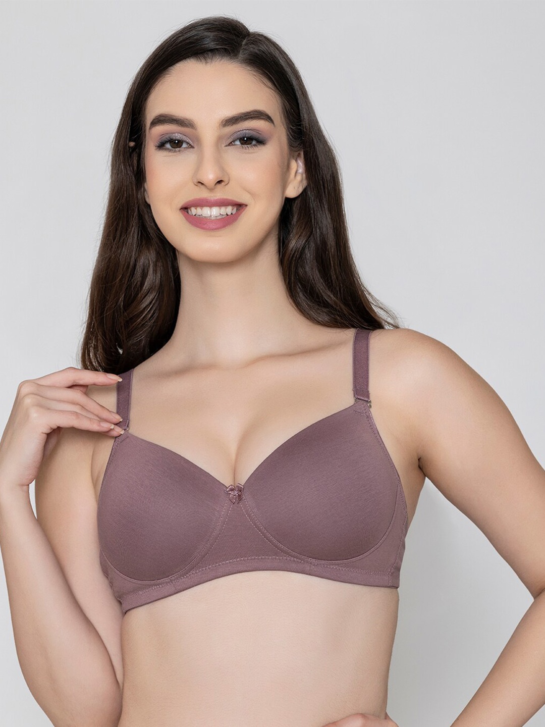 B'ZAR Full Coverage Lightly Padded Non-Wired Breathable Everyday Bra- All Day Comfort, Taupe
B'ZAR Full Coverage Lightly Padded Non-Wired Breathable Everyday Bra- All Day Comfort, Taupe