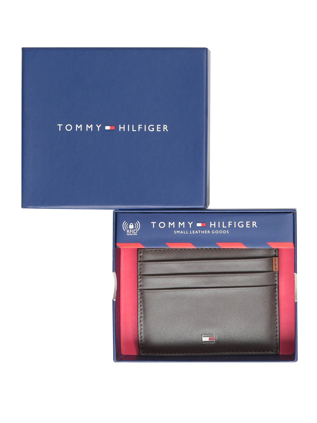 Tommy Hilfiger Men Leather Card Holder, Brown
Tommy Hilfiger Men Leather Card Holder, Brown