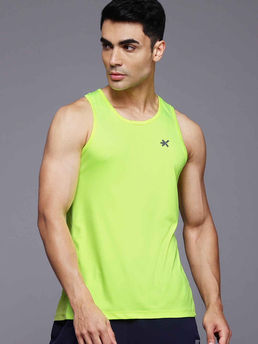 HRX by Hrithik Roshan Sleeveless Rapid-Dry Running T-shirt With Reflective Details, Green
HRX by Hrithik Roshan Sleeveless Rapid-Dry Running T-shirt With Reflective Details, Green