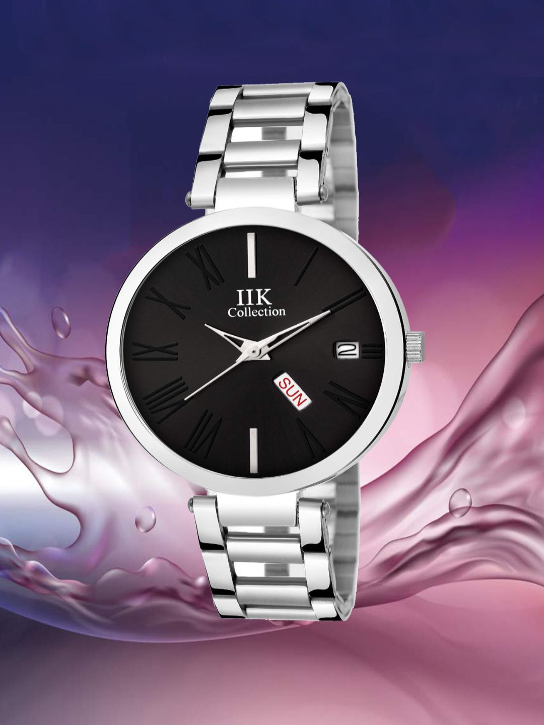 IIK COLLECTION Women Round Day & Date Dial Stainless Steel Bracelet Style Analogue Watch, Silver
IIK COLLECTION Women Round Day & Date Dial Stainless Steel Bracelet Style Analogue Watch, Silver