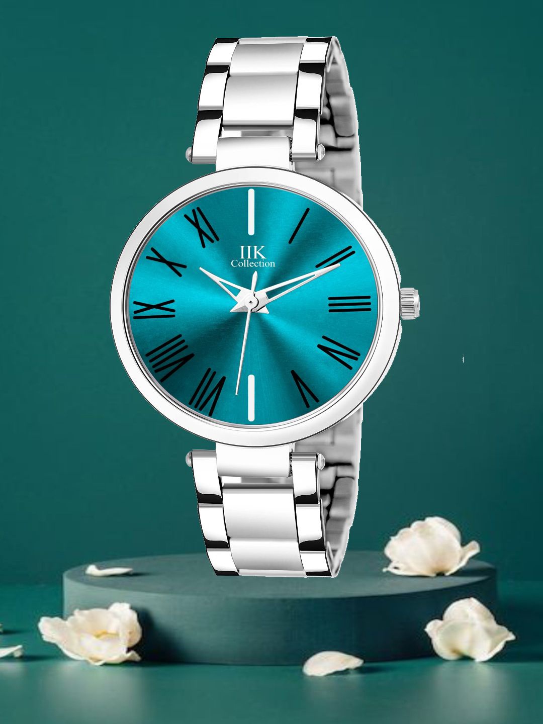 IIK COLLECTION Women Round Dial Stainless Steel Bracelet Style Straps Analogue Watch, Silver
IIK COLLECTION Women Round Dial Stainless Steel Bracelet Style Straps Analogue Watch, Silver