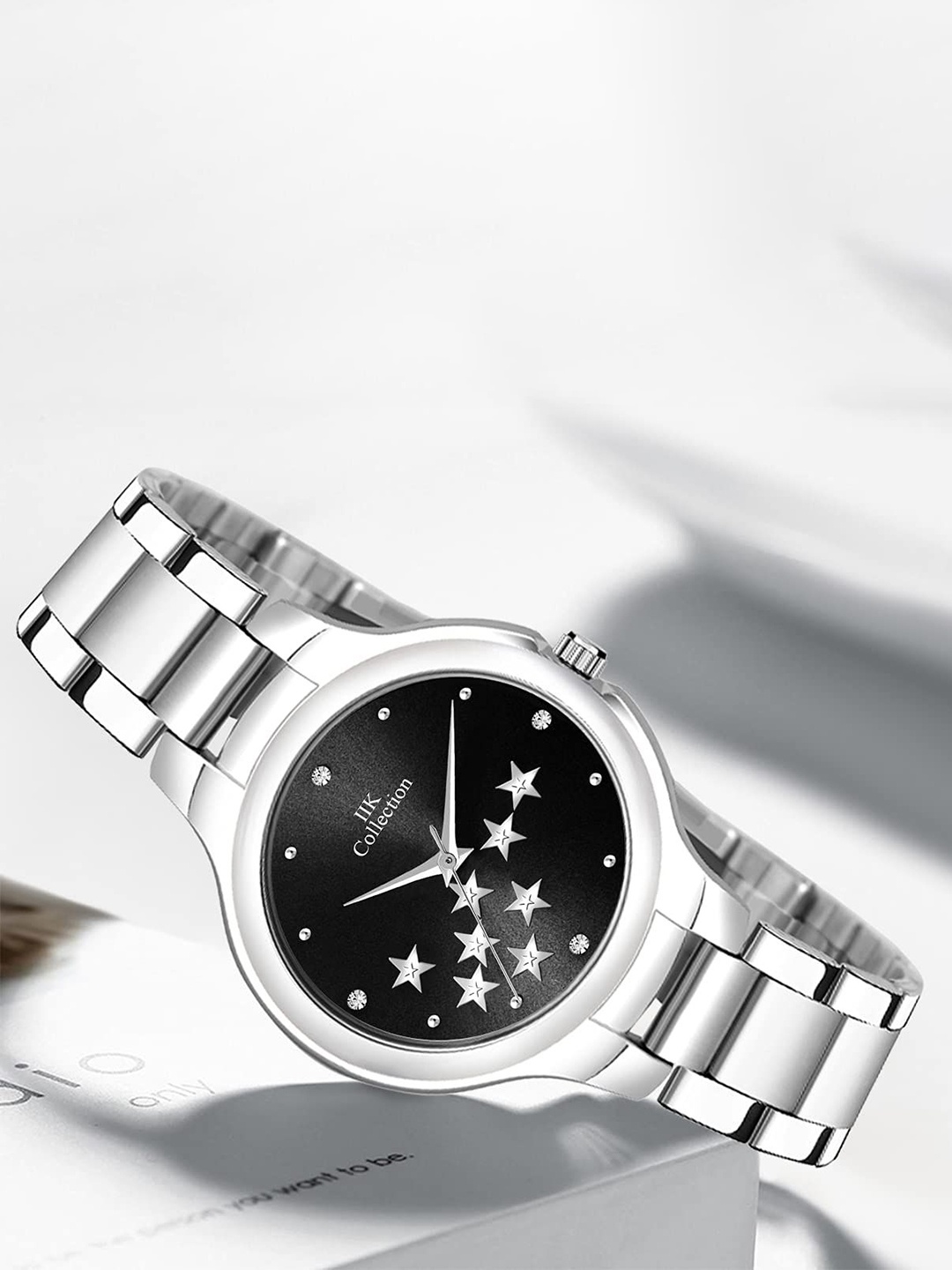 IIK COLLECTION Women Round Dial Stainless Steel Bracelet Style Straps Analogue Watch, Silver
IIK COLLECTION Women Round Dial Stainless Steel Bracelet Style Straps Analogue Watch, Silver