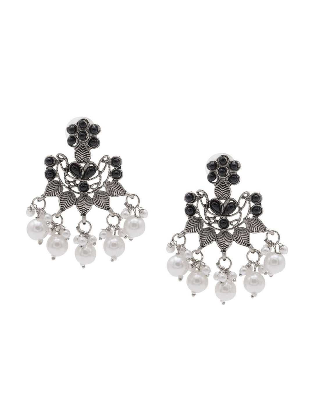 Shining Jewel - By Shivansh Silver-Plated Cubic Zirconia Contemporary Chandbalis
Shining Jewel - By Shivansh Silver-Plated Cubic Zirconia Contemporary Chandbalis