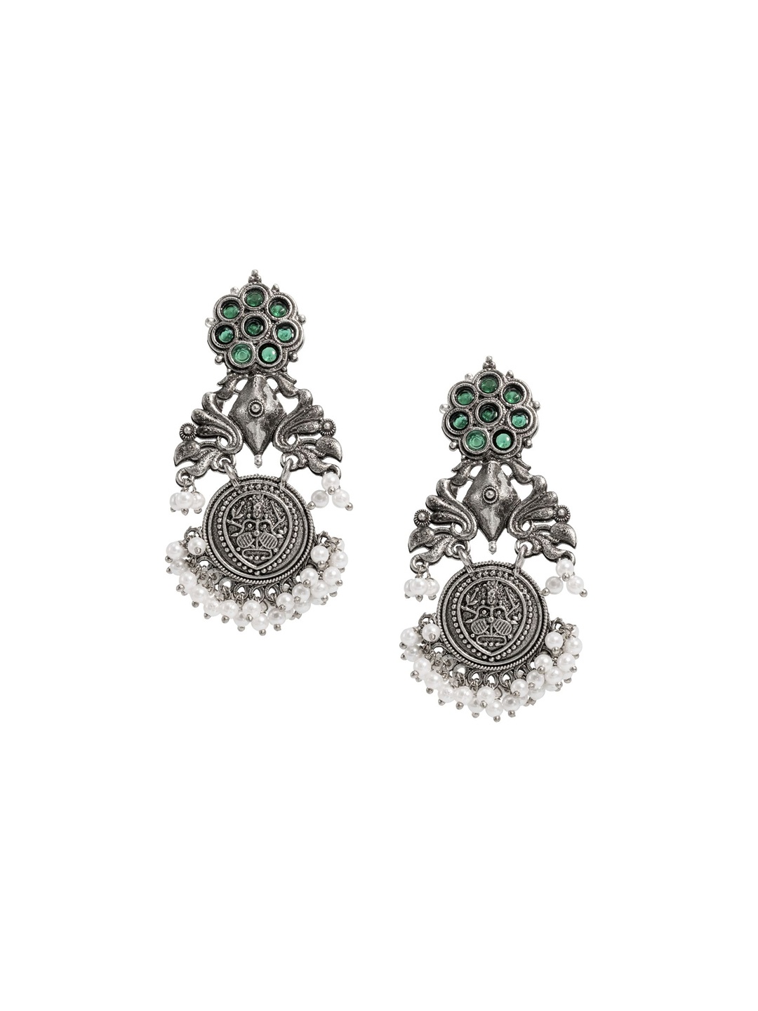 Shining Jewel - By Shivansh Silver-Plated Cubic Zirconia Studded Contemporary Drop Earring
Shining Jewel - By Shivansh Silver-Plated Cubic Zirconia Studded Contemporary Drop Earring