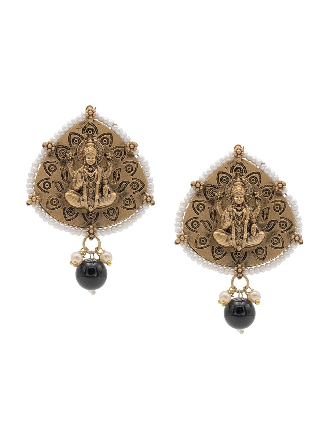 Shining Jewel - By Shivansh Gold-Plated Cubic Zirconia Studded Leaf Shaped Drop Earrings
Shining Jewel - By Shivansh Gold-Plated Cubic Zirconia Studded Leaf Shaped Drop Earrings