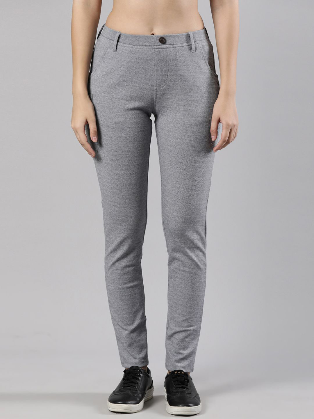 Femmora Women Regular Fit Treggings, Blue 
Femmora Women Regular Fit Treggings, Blue