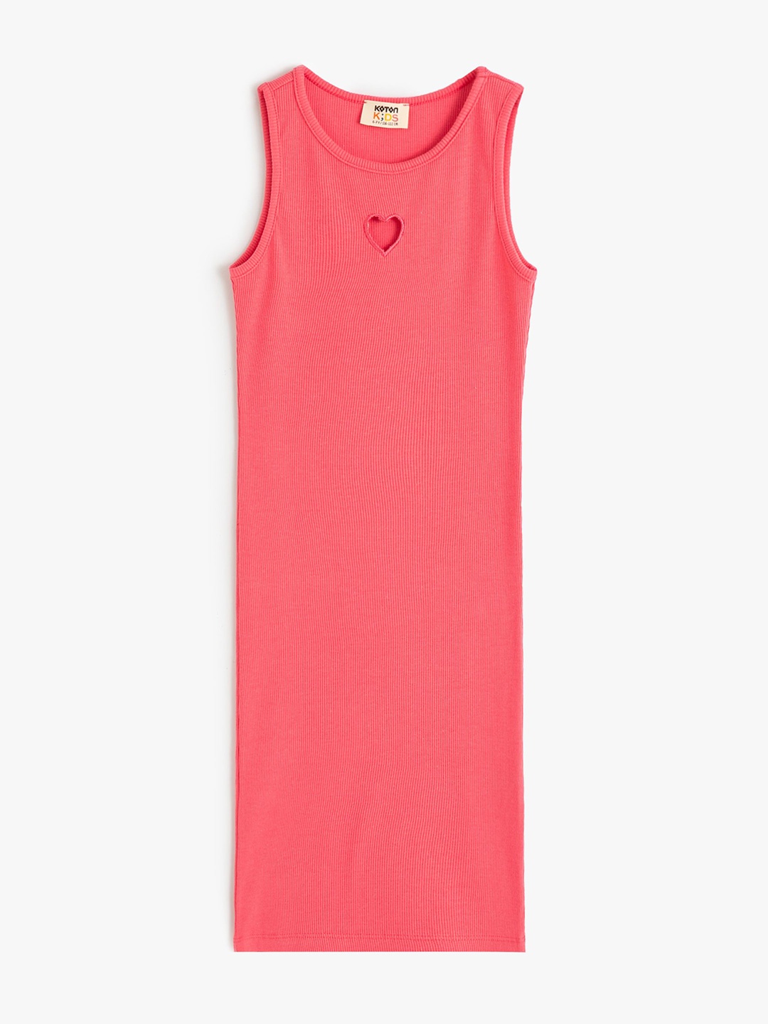 Koton Girls Solid Round Neck Sleeveless Cotton casual Knee Length T-shirt Dress, Pink
Koton Girls Solid Round Neck Sleeveless Cotton casual Knee Length T-shirt Dress, Pink