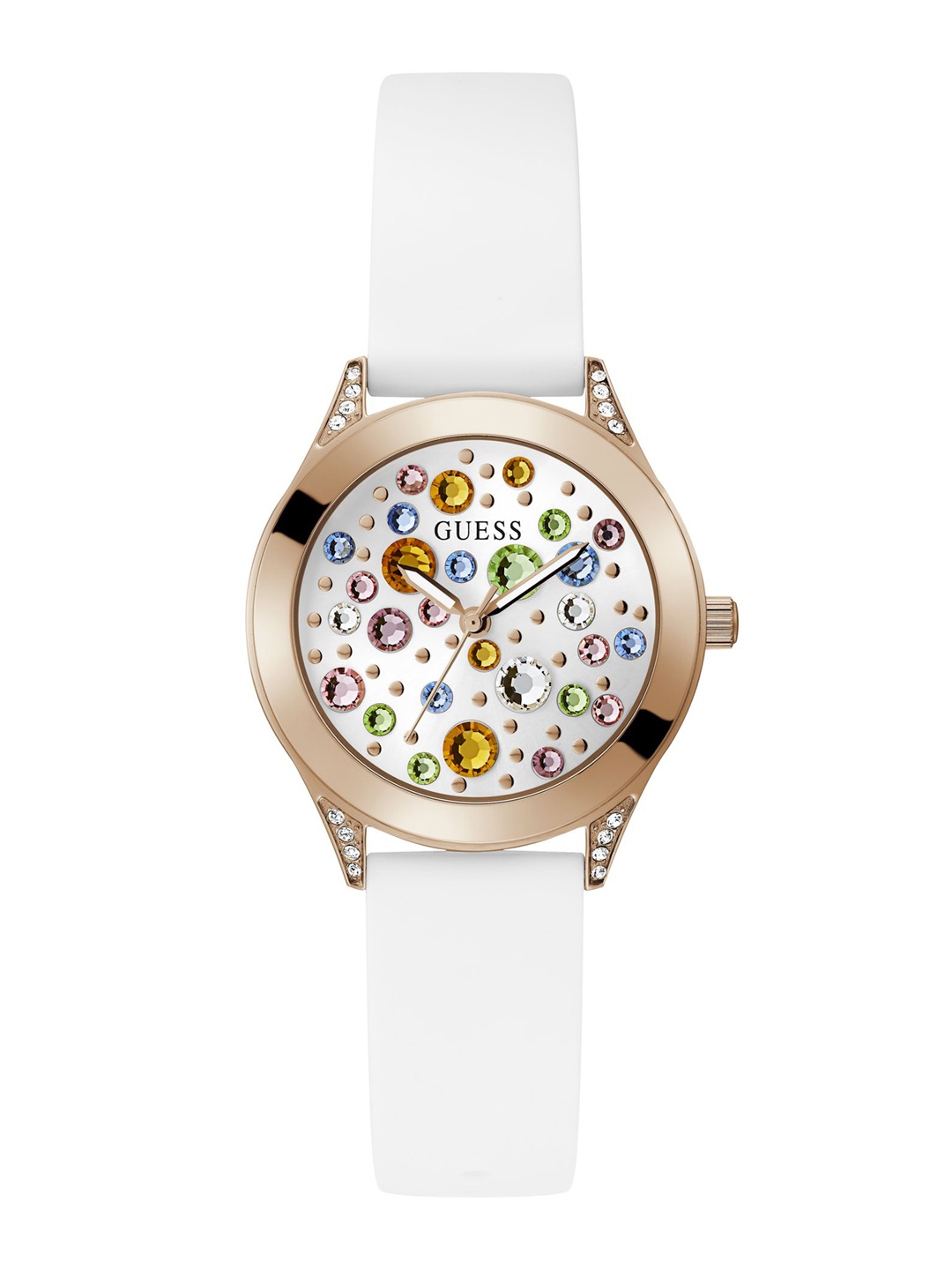 GUESS Women Trend Mini Wonderlust Embellished Analogue Watch GW0678L4, Multi
GUESS Women Trend Mini Wonderlust Embellished Analogue Watch GW0678L4, Multi