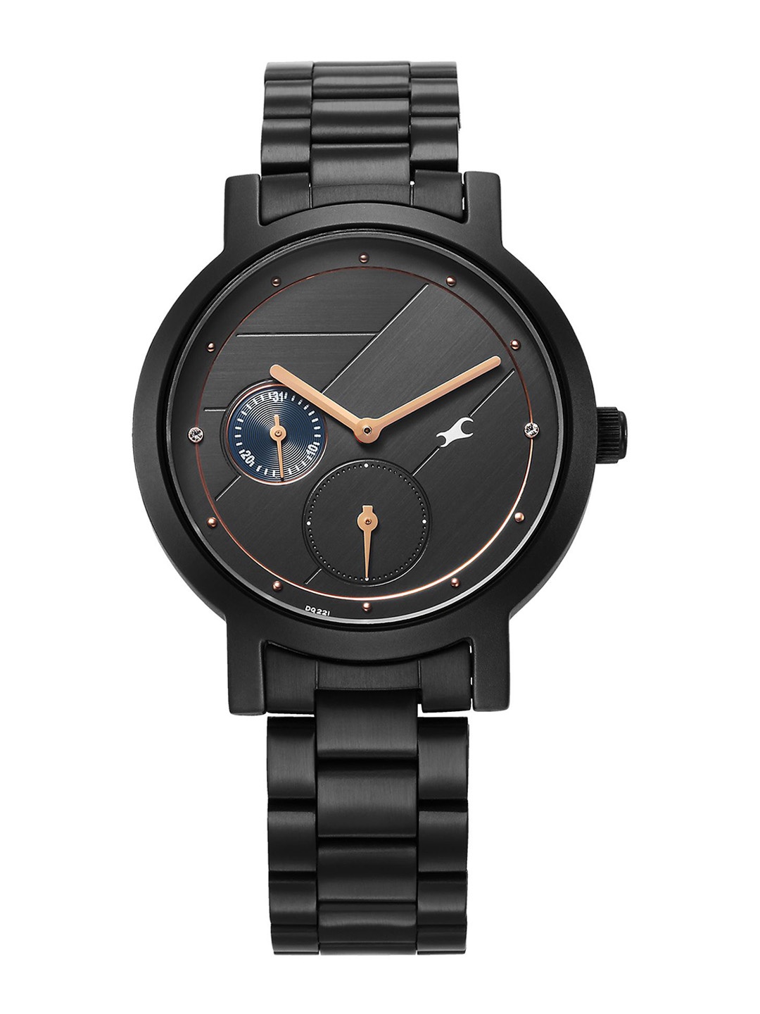 Fastrack Women Brass Dial & Stainless Steel Bracelet Style Straps Analogue Watch 6225NM01, Black
Fastrack Women Brass Dial & Stainless Steel Bracelet Style Straps Analogue Watch 6225NM01, Black