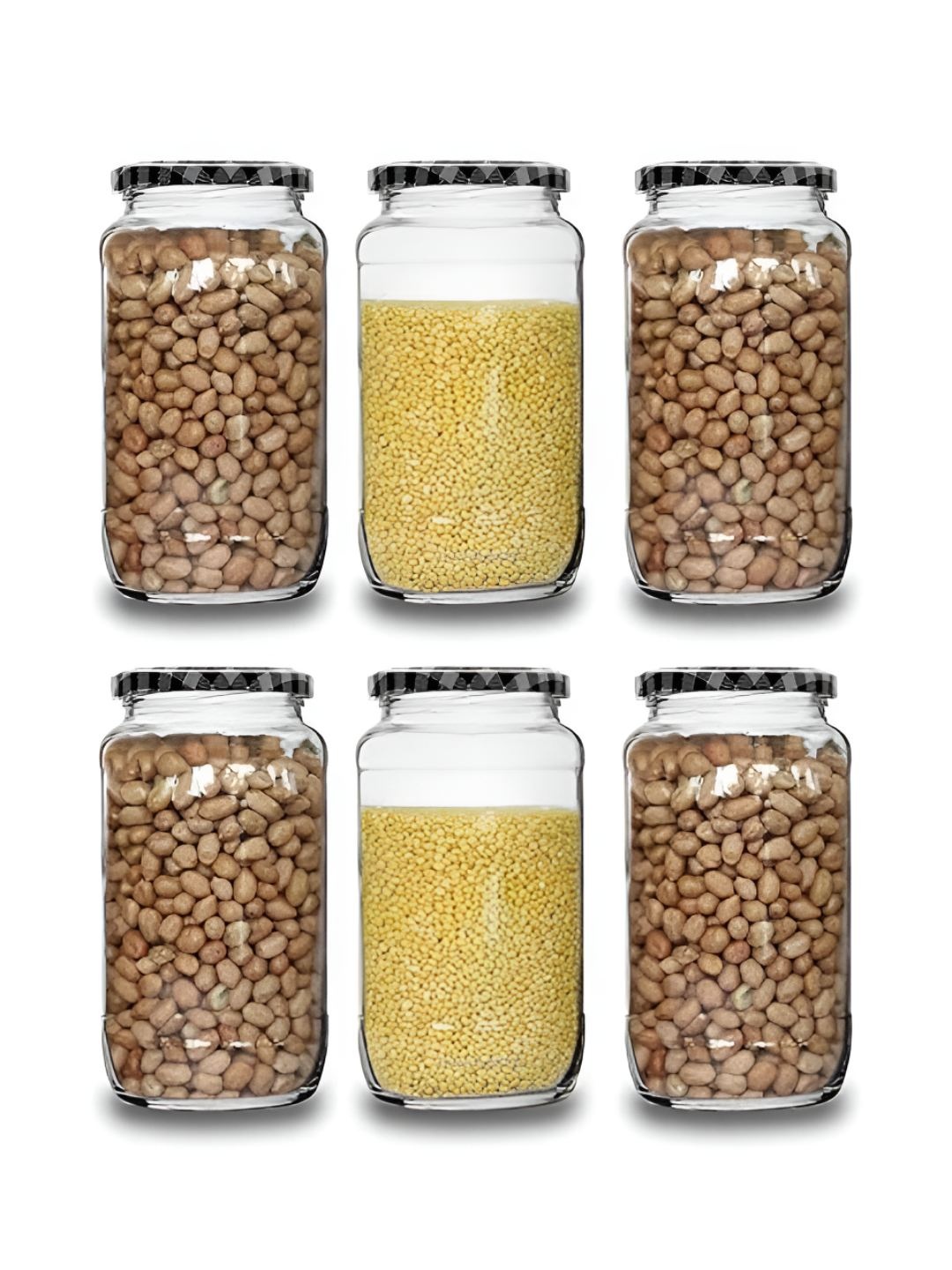 tyche enterprises Piramal Transparent 6 Pcs Dishwasher Safe Glass Storage Containers 1 L
tyche enterprises Piramal Transparent 6 Pcs Dishwasher Safe Glass Storage Containers 1 L