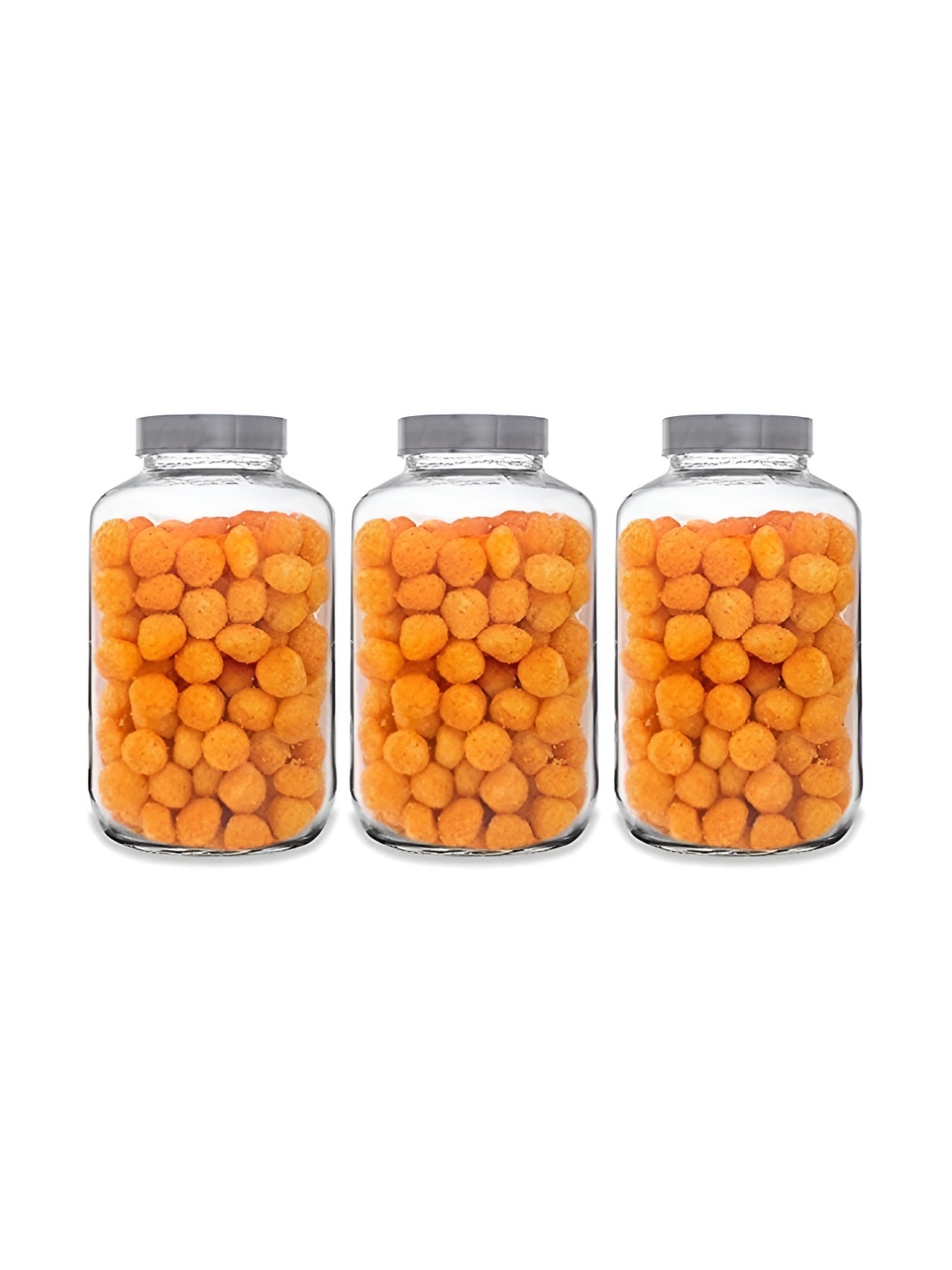 tyche enterprises Piramal Transparent 3 Pcs Dishwasher Safe Glass Storage Containers 4.5 L
tyche enterprises Piramal Transparent 3 Pcs Dishwasher Safe Glass Storage Containers 4.5 L