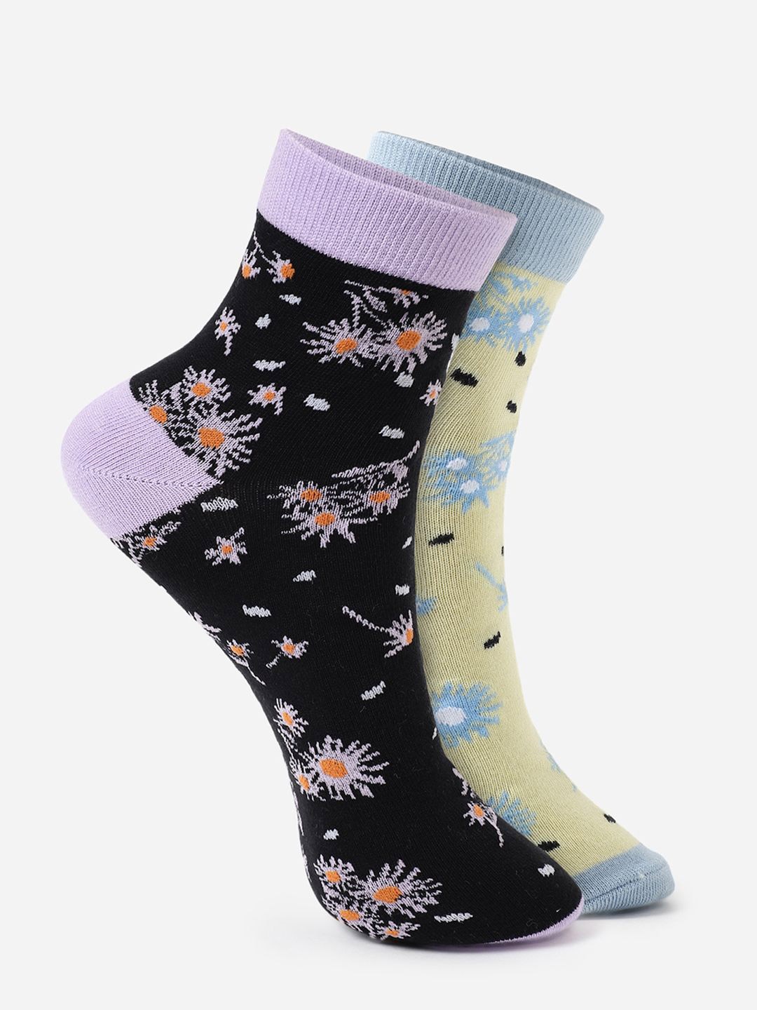 United Colors of Benetton Pack Of 2 Patterned Cotton Blend Ankle-Length Socks, Black
United Colors of Benetton Pack Of 2 Patterned Cotton Blend Ankle-Length Socks, Black