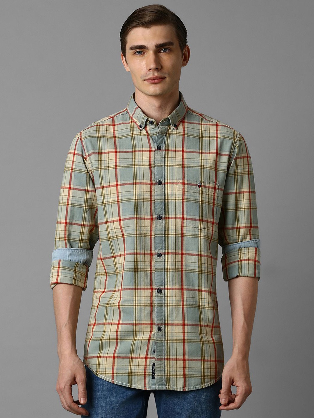 Louis Philippe Jeans Men Slim Fit Tartan Checks Opaque Checked Casual Shirt, Multi
Louis Philippe Jeans Men Slim Fit Tartan Checks Opaque Checked Casual Shirt, Multi