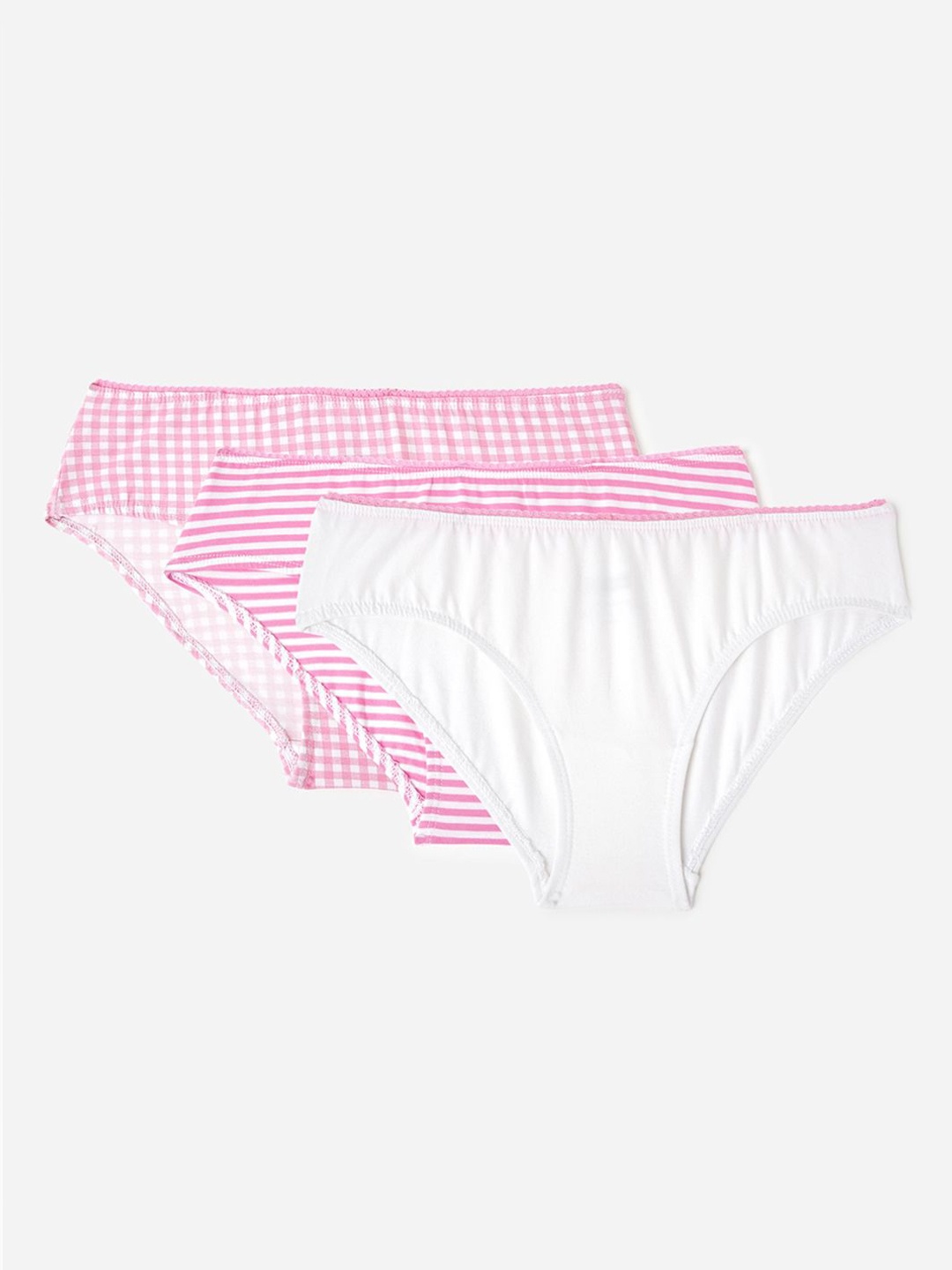 United Colors of Benetton Girls Pack of 3 Low-Rise Basic Briefs 24P378Y0S01RG9012Y, Pink
United Colors of Benetton Girls Pack of 3 Low-Rise Basic Briefs 24P378Y0S01RG9012Y, Pink