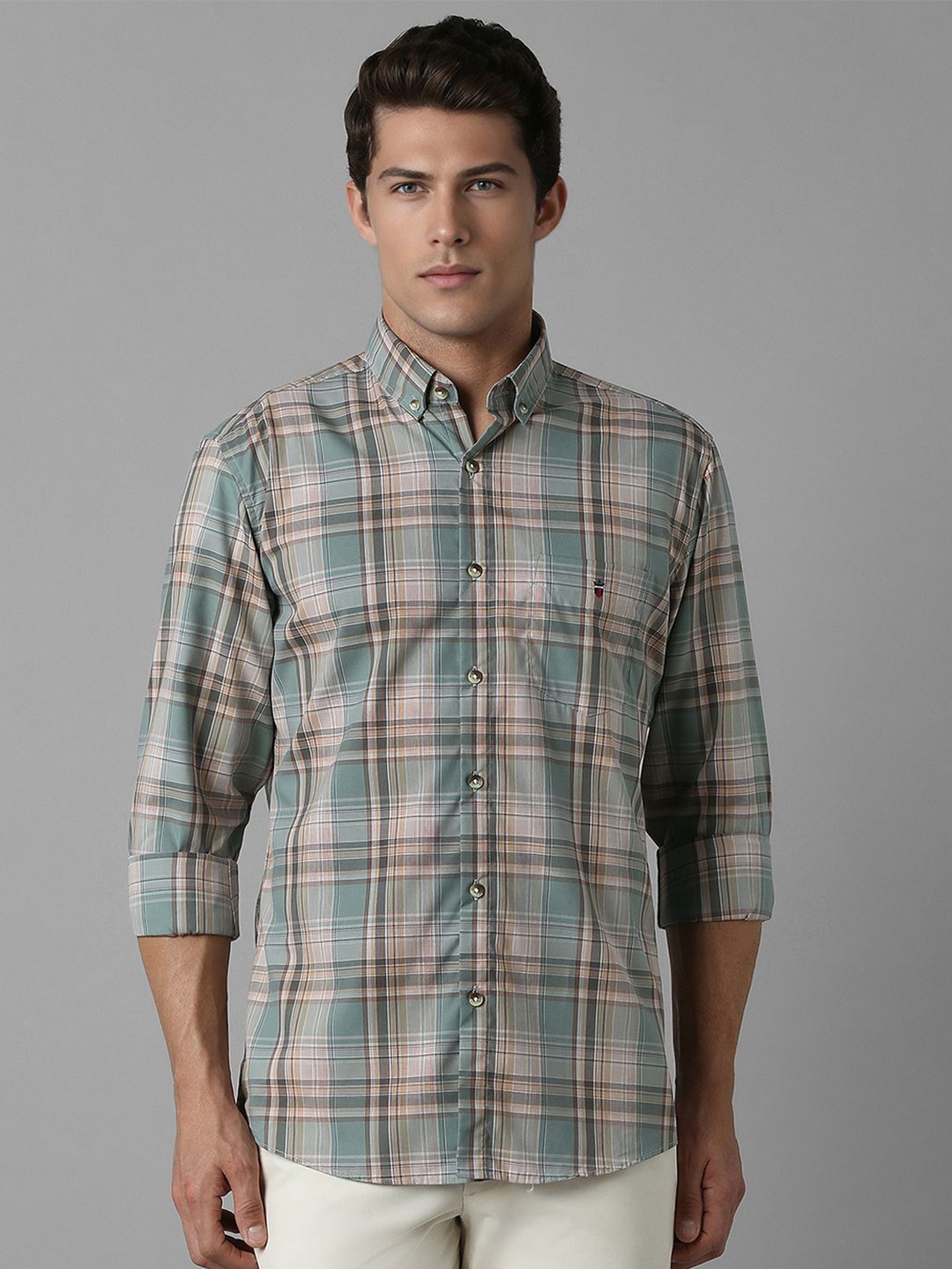 Louis Philippe Sport Men Slim Fit Tartan Checks Opaque Checked Casual Shirt, Multi
Louis Philippe Sport Men Slim Fit Tartan Checks Opaque Checked Casual Shirt, Multi