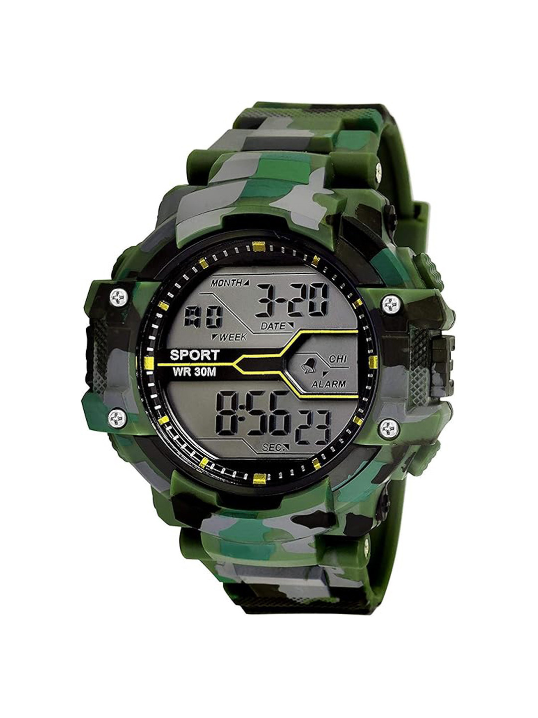 EPIC TOYS Boys Brass Dial & Straps Digital Multi Function Automatic Watch ETMGREEN, Green
EPIC TOYS Boys Brass Dial & Straps Digital Multi Function Automatic Watch ETMGREEN, Green