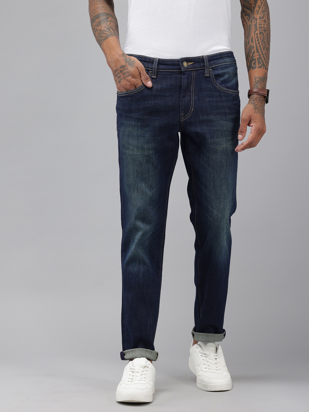 U.S. Polo Assn. Denim Co. Men Brandon Slim Tapered Fit Light Fade Stretchable Jeans, Blue
U.S. Polo Assn. Denim Co. Men Brandon Slim Tapered Fit Light Fade Stretchable Jeans, Blue