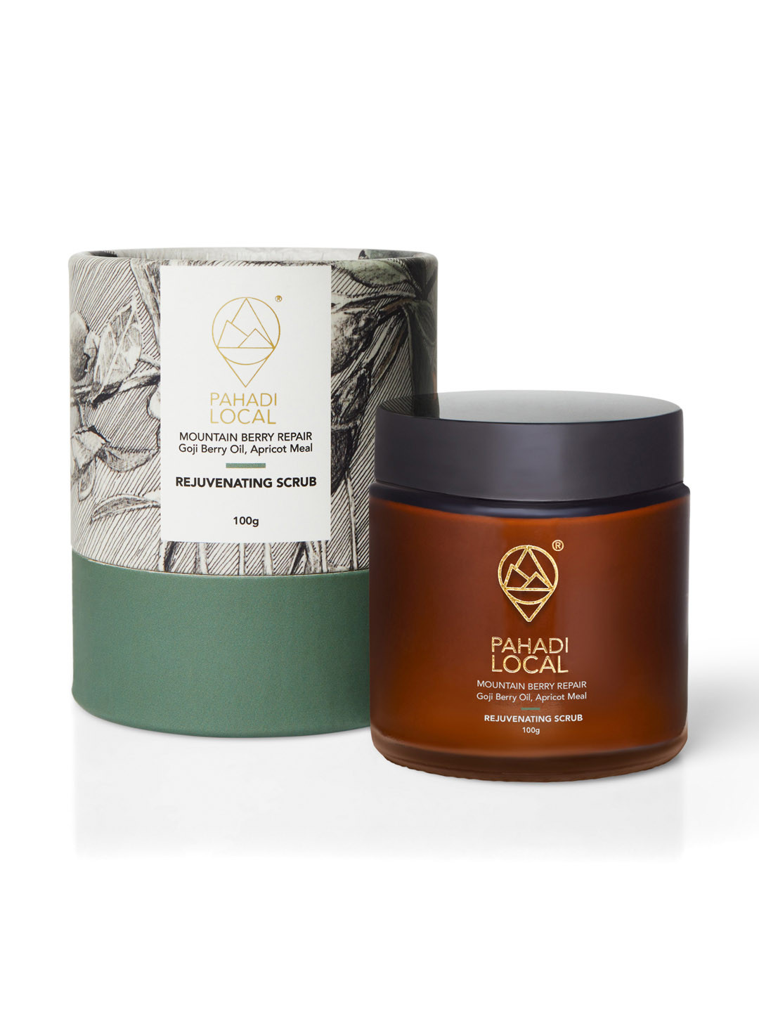 Pahadi Local Mountain Berry Repair Rejuvenating Scrub With Goji Berry Oil - 100g, Brown
Pahadi Local Mountain Berry Repair Rejuvenating Scrub With Goji Berry Oil - 100g, Brown