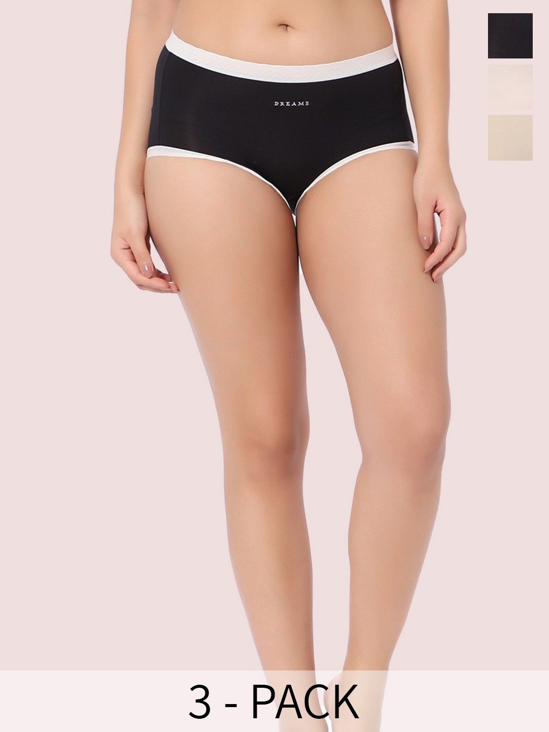 INTIMATE QUEEN Pack of 3 Corn Bae Full Coverage Boy Shorts Lacy Bikini Briefs, Black
INTIMATE QUEEN Pack of 3 Corn Bae Full Coverage Boy Shorts Lacy Bikini Briefs, Black